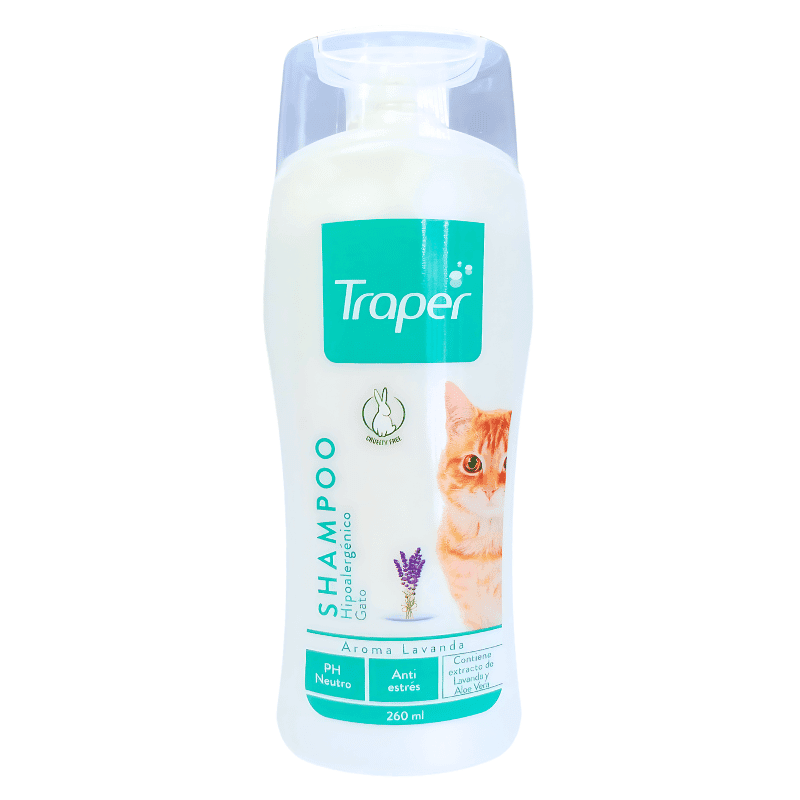 Traper shampoo neutro gato 260 ml