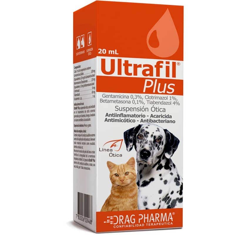 Ultrafil Plus suspensión ótica 20 ml