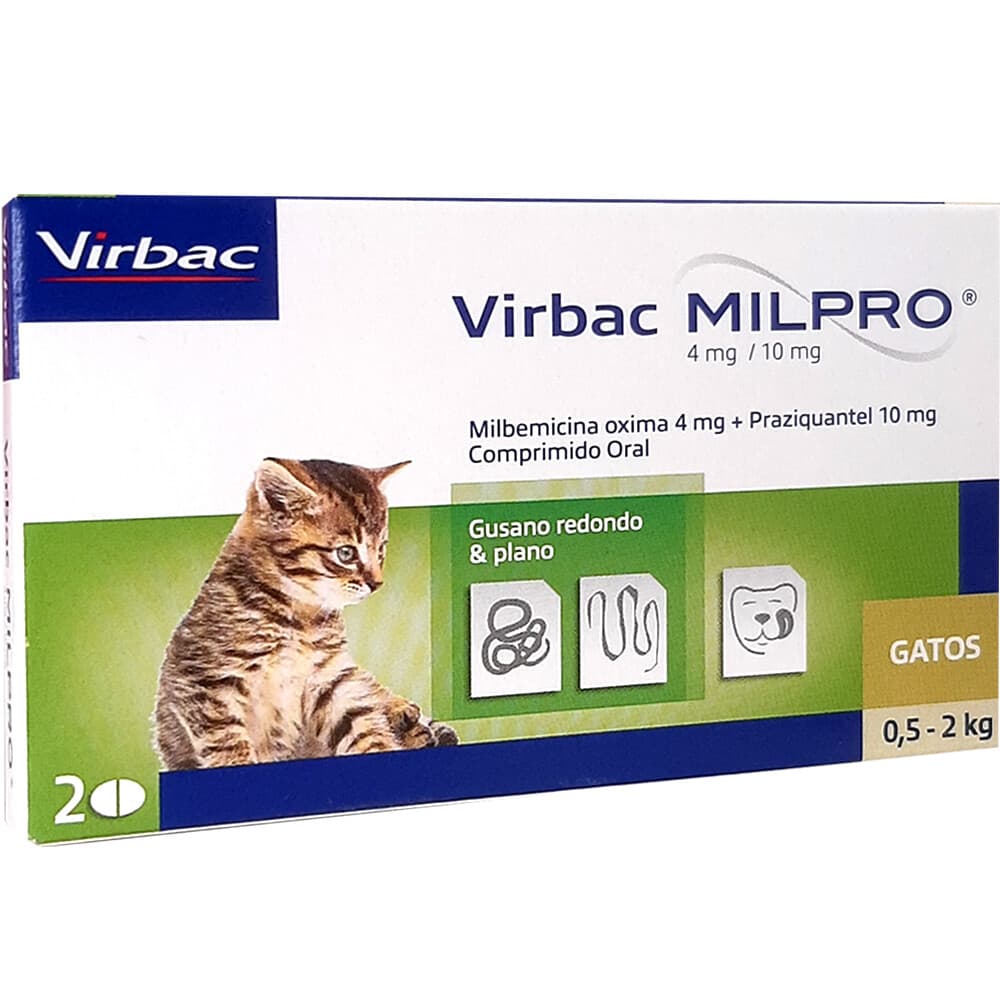 Milpro gatitos (0,5 a 2 kg) x 2 comprimidos